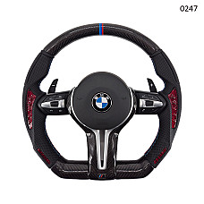 Κομμένο τιμόνι με κόκκινο και μαύρο carbon για BMW σειρά F 1 3 4 X1 X3 X4 X5 X6 M sport – 0247 - Sellzone.bg Κομμένο τιμόνι με κόκκινο και μαύρο carbon για BMW σειρά F 1 3 4 X1 X3 X4 X5 X6 M sport – 0247